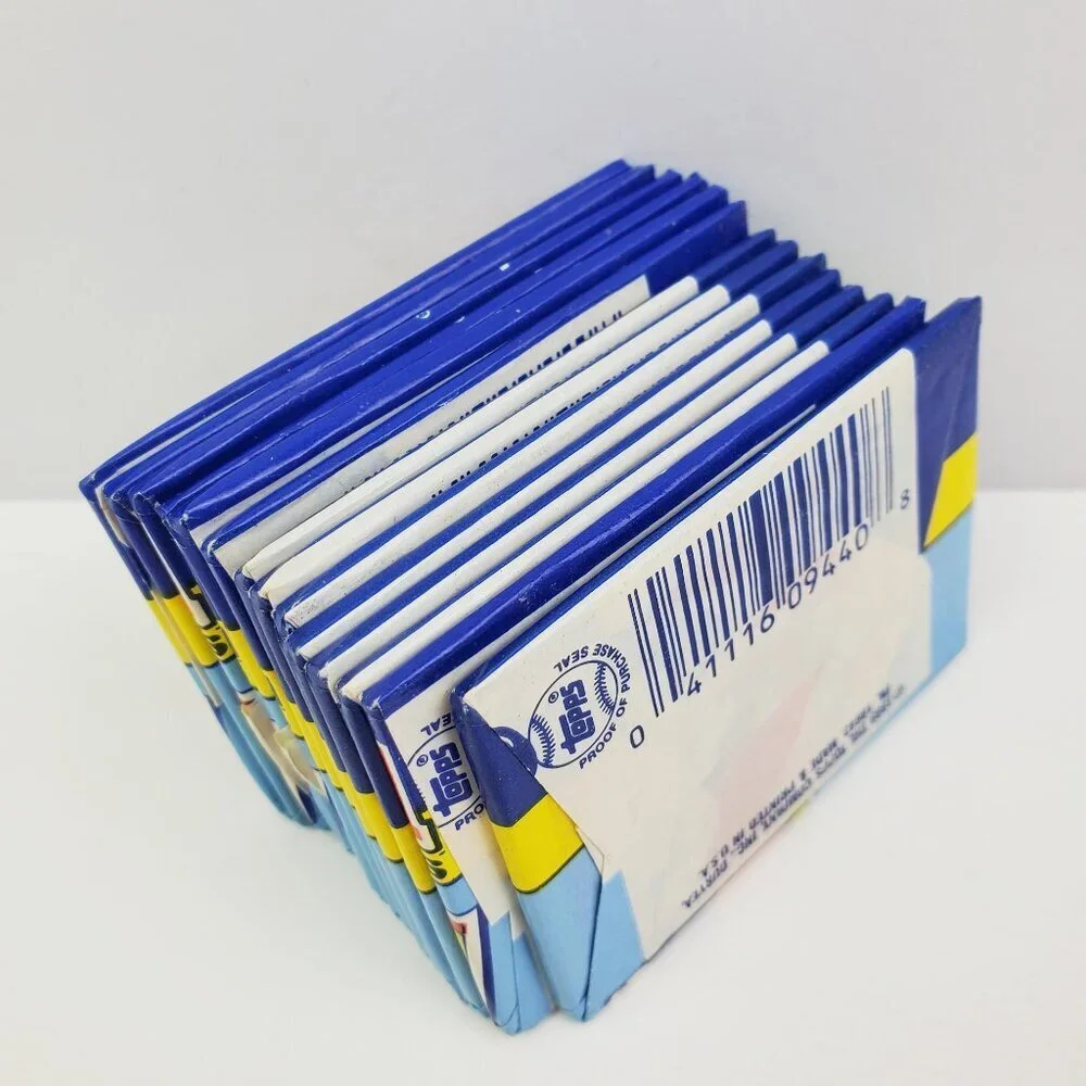 Topps Baseball 1989 Yearbook Stickers Superstar Card Lot of 14 Wax Packs Sealed